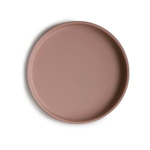 Mushie Classic Silicone Plate Cloudy Mauve
